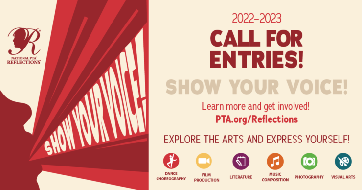 2021-2022 Reflections Arts Program Logo