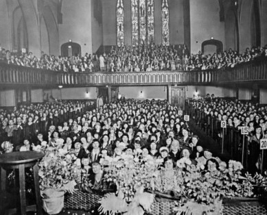 Delegates at the Illinois PTA Convention, Evanston, Ill., 1930.